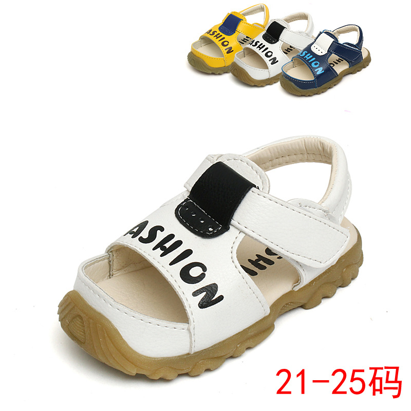 2016新款夏季嬰兒男女童鞋牛筋軟底防滑寶寶包頭學步涼鞋21-25碼工廠,批發,進口,代購