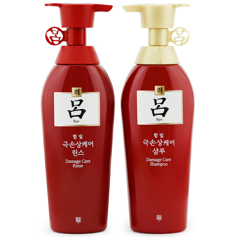 韓國進口正品代購RYOE/呂 紅呂洗發水套裝無矽油男女洗頭膏批發・進口・工廠・代買・代購