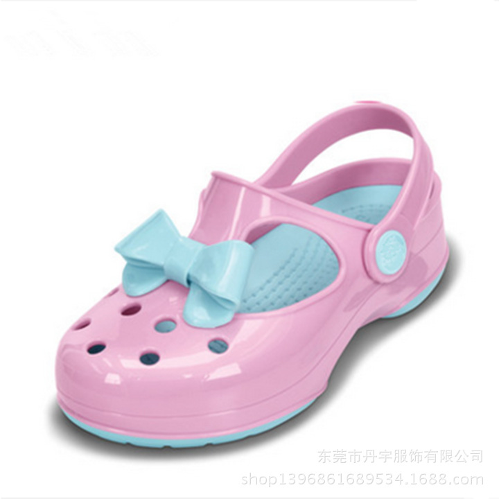 2016夏季新款蝴蝶結小卡莉瑪麗珍女童鞋兒童洞洞涼鞋 一件代發工廠,批發,進口,代購