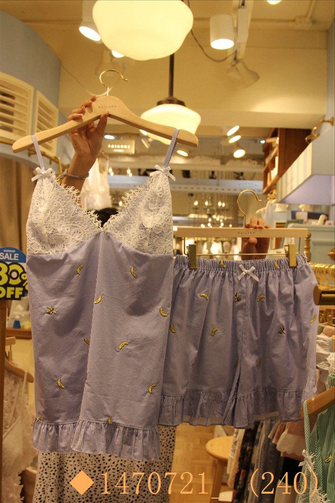 2015韓國代購東大門女裝正品批發香蕉性感吊帶蕾絲睡衣套裝傢居服工廠,批發,進口,代購