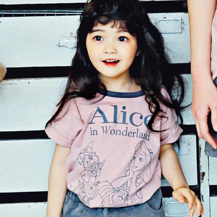 韓國進口正品童裝代購批發 2016夏女童母女短袖寬松T恤親子0416工廠,批發,進口,代購