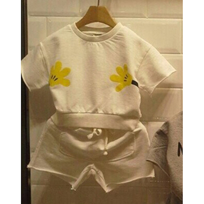 韓國進口正品童裝代購批發2016夏季新款YellowFactory兒童套裝工廠,批發,進口,代購