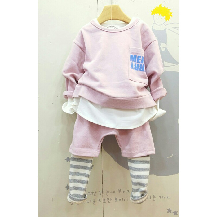 韓國進口正品童裝代購批發2016春季新款LemonPowder兒童套裝工廠,批發,進口,代購