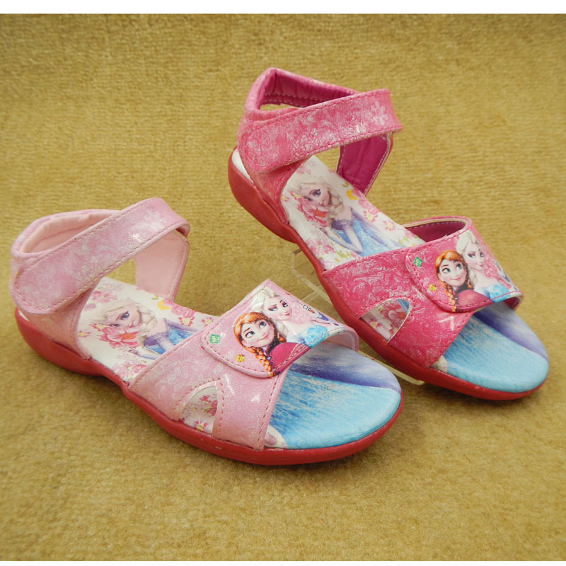 2016新款韓版外貿童涼鞋 冰雪奇緣FROZEN Elsa Annapu公主鞋工廠,批發,進口,代購