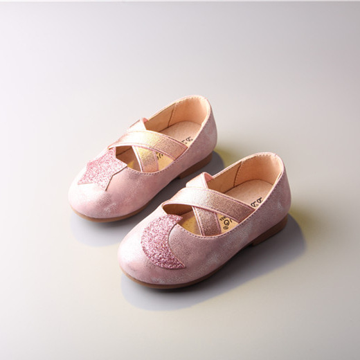 2016年春季新款韓版童鞋批發星星月亮女童公主鞋氣質芭蕾女童單鞋工廠,批發,進口,代購