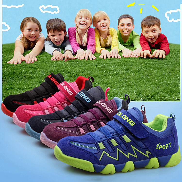 2016夏季兒童休閒運動鞋一件代發 魔術貼跑步鞋品牌童鞋阿裡批發工廠,批發,進口,代購