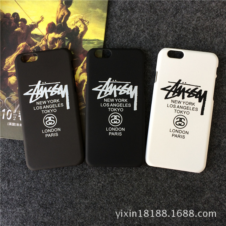 潮牌iPhone6S手機殼 stussy 蘋果6puls外殼保護套硬 磨砂手感工廠,批發,進口,代購