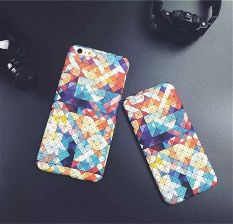 藝術格子潮牌iphone6Plus手機殼套蘋果浮雕磨砂5.5保護外殼工廠,批發,進口,代購