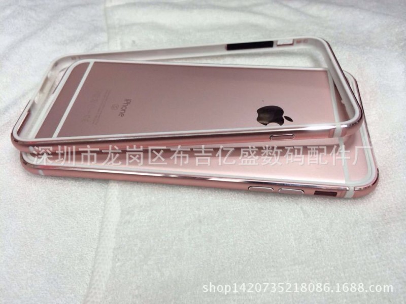 新款iPhone6時尚手機外殼iphone6plus軟膠一體式手機套金屬玫瑰金工廠,批發,進口,代購