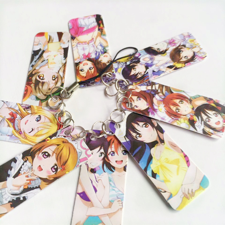 新品人氣動漫卡通 lovelive 串卡 8片/條 手機掛件批發工廠,批發,進口,代購