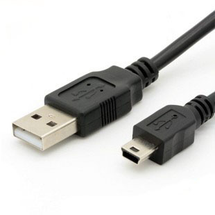 80厘米mini USB 5Pin MP3數據線 5P轉USB T型口usb手機數據線批發工廠,批發,進口,代購