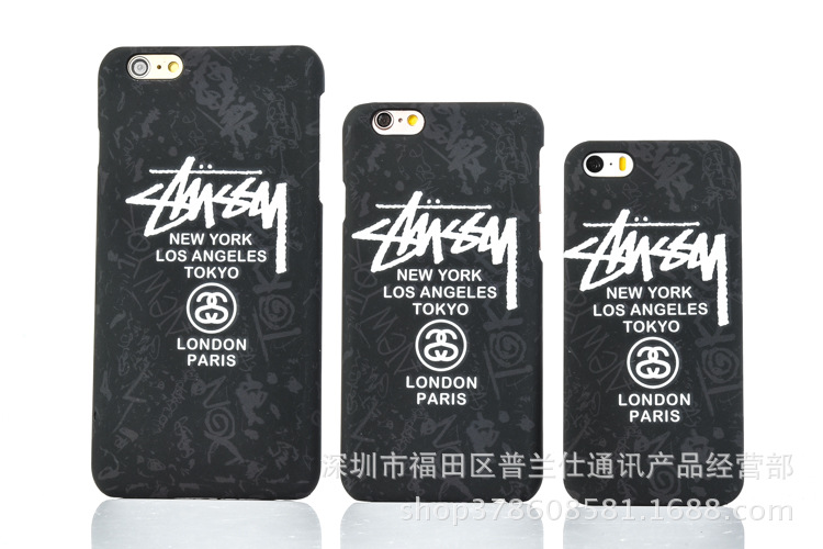 潮牌stussy iPhone6手機殼6s蘋果Plus全包硬塑料適用於蘋果5S/SE工廠,批發,進口,代購