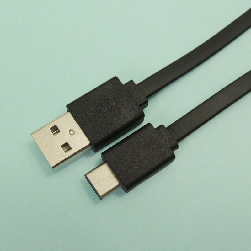 USB2.0版Type-c麵條數據線 樂視手機小米4C諾基亞N1充電連接線工廠,批發,進口,代購