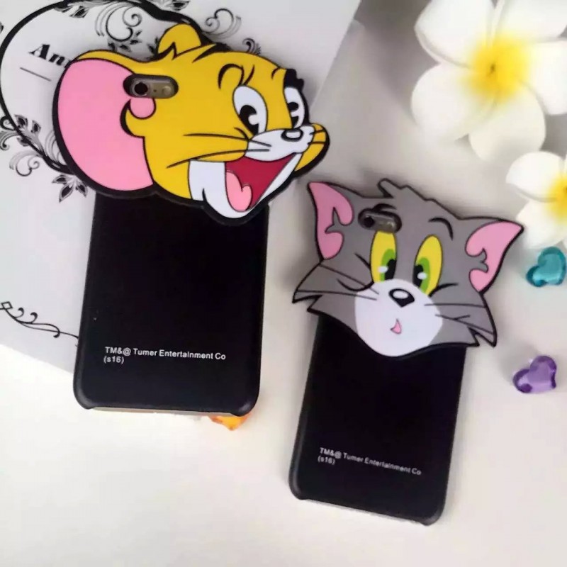 新款Tom貓Jack鼠蘋果6plus手機保護殼韓版正品貓鼠IPHONE6S保護殼批發・進口・工廠・代買・代購