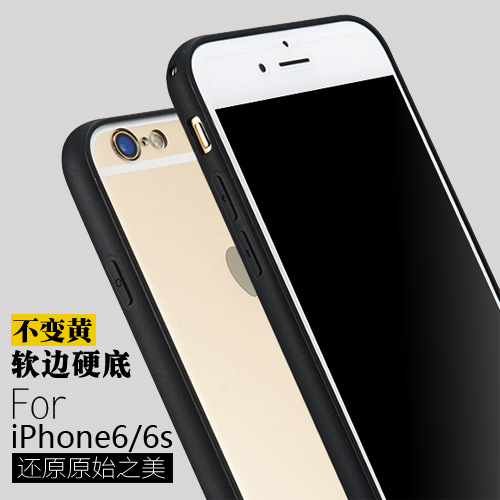 For iphone 6s tpu邊框手機殼 蘋果5se 防摔PC 亞克力 矽膠邊框殼工廠,批發,進口,代購