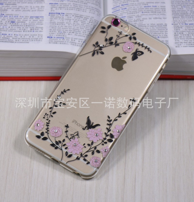 彩繪手機殼iphone6s浮雕保護殼5.5超薄殼4.7卡通蘋果5sTPU保護套工廠,批發,進口,代購