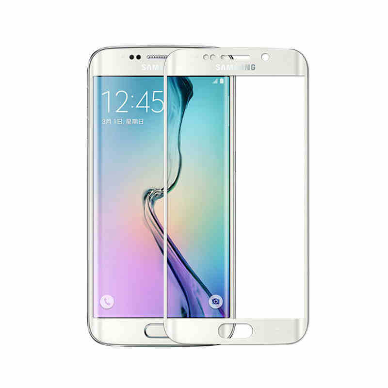 三星s7鋼化膜Galaxy曲麵全屏覆蓋S6edge+玻璃膜 手機全屏彩膜工廠,批發,進口,代購