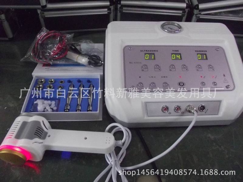 超音波導入機 冷熱超導冷熱錘 鉆石微雕 美容機器二三合一工廠,批發,進口,代購