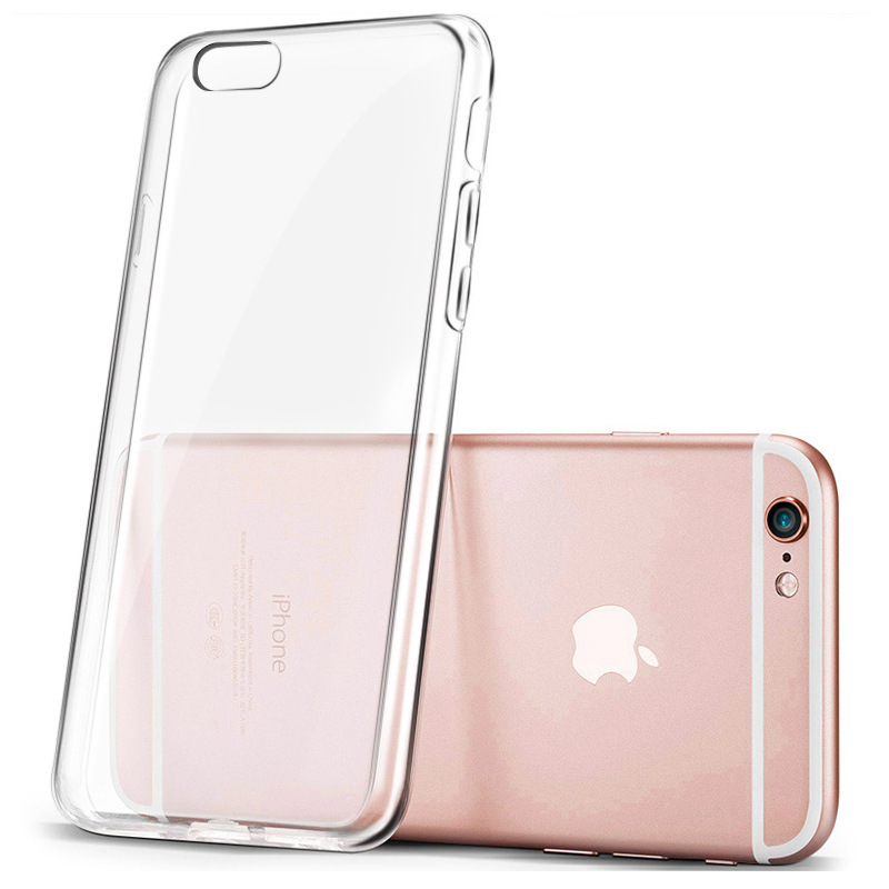 無夾口iPhone6S/6Splus手機殼無合模線透明矽膠防摔 蘋果6批發・進口・工廠・代買・代購