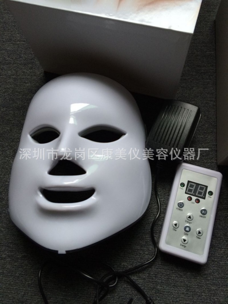 韓國LED彩光麵具3彩7彩光麵罩嫩膚祛痘美白彩光LED麵罩批發工廠,批發,進口,代購