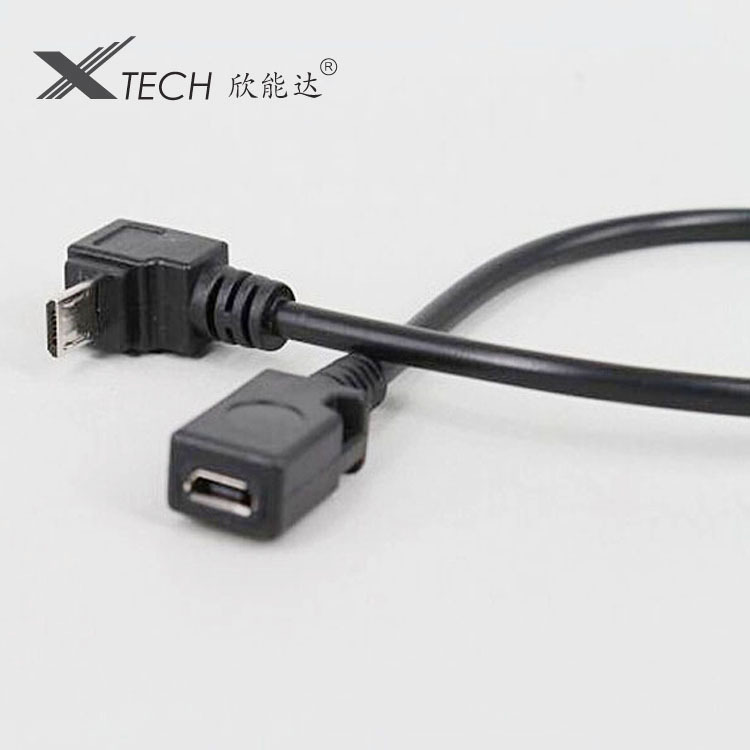 廠傢供應micro上下彎頭90度 對usb micro母轉接線工廠,批發,進口,代購