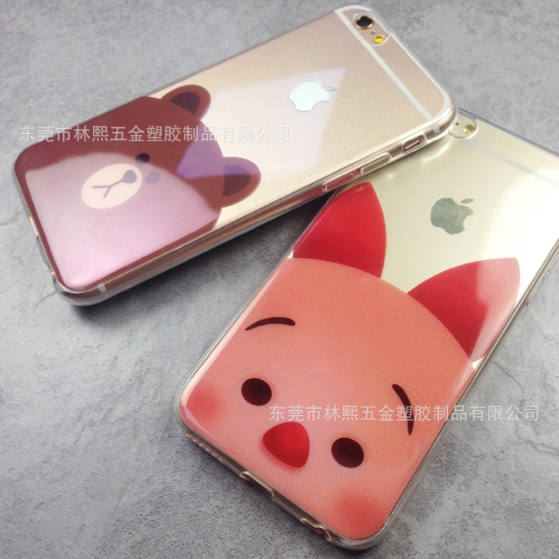 iPhone6/6s plus 超薄imd TPU軟膠手機殼透明高清印刷 內置小方塊工廠,批發,進口,代購