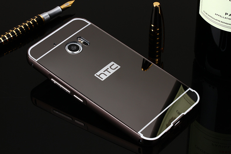 金屬邊框電鍍鏡麵手機殼適用於HTC M8 M9 M10 lifestyle　二合1批發・進口・工廠・代買・代購