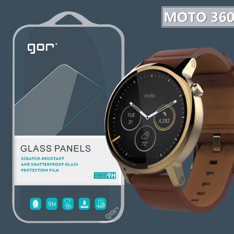 GOR果然 二代Moto360鋼化玻璃膜 MOTO 360手錶保護膜 moto360貼膜工廠,批發,進口,代購