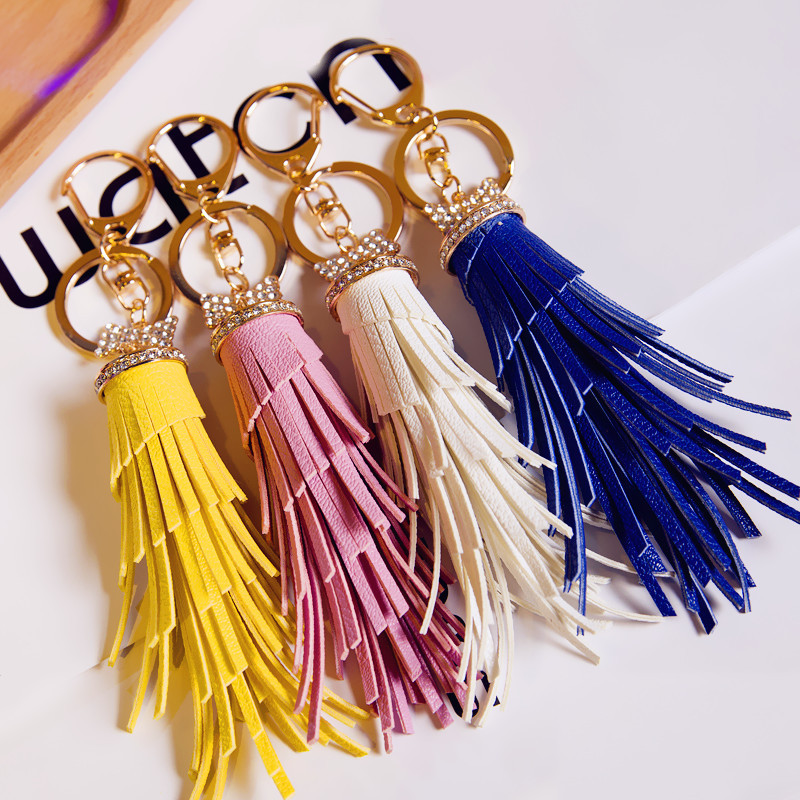 韓國高端裙子流蘇女性鑰匙扣汽車鑰匙鏈掛件手機殼裝飾掛件掛飾工廠,批發,進口,代購