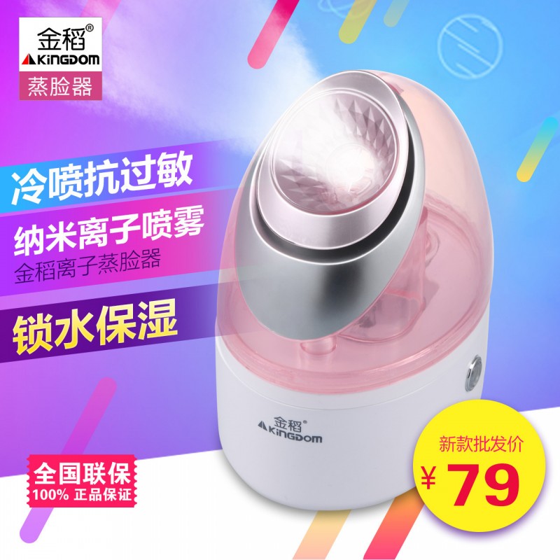 金稻蒸臉器冷噴機傢用美容機噴霧機離子蒸麵補水潔麵機器KD23318工廠,批發,進口,代購