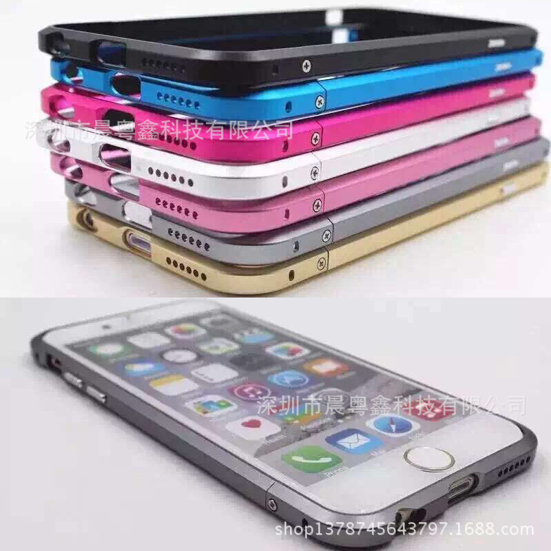 蘋果6金屬邊框iPhone6s plus手機殼4.7/5.5外殼保護套送螺絲刀工廠,批發,進口,代購