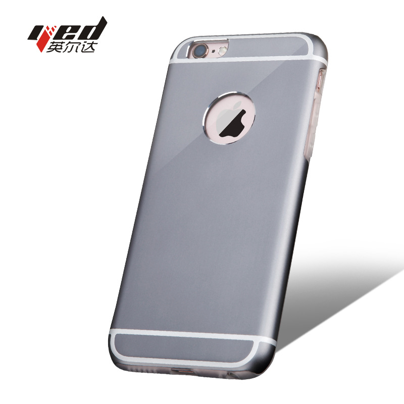YED iphone6/6s plus手機殼 磨砂鐳雕 TPU+金屬 蘋果保護殼 Y6E13工廠,批發,進口,代購