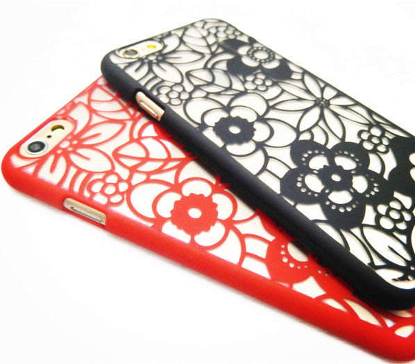 宮廷風蘋果5/5s保護套透明花紋浮雕殼蕾絲復古iPhone6plus手機殼工廠,批發,進口,代購