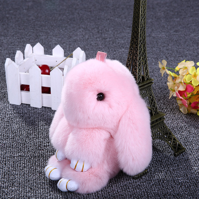 兔子包包掛件 哥本哈根進口皮草小兔子掛飾生日禮品裝死兔子工廠,批發,進口,代購