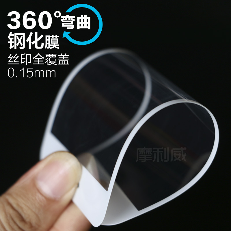 蘋果6s鋼化膜全覆蓋iphone6splus白色絲印全屏0.15mm鋼化玻璃膜工廠,批發,進口,代購