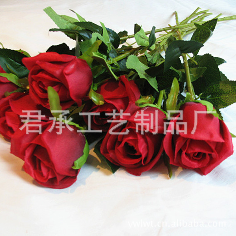 仿真玫瑰花束情人節禮物 婚禮攝影道具咖啡客廳裝飾花廠傢直銷工廠,批發,進口,代購