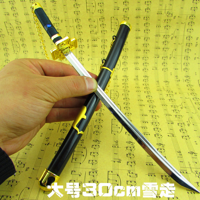 海賊王周邊 海賊王武器模型 索隆雪走鞘刀 大號動漫文具店玩具工廠,批發,進口,代購