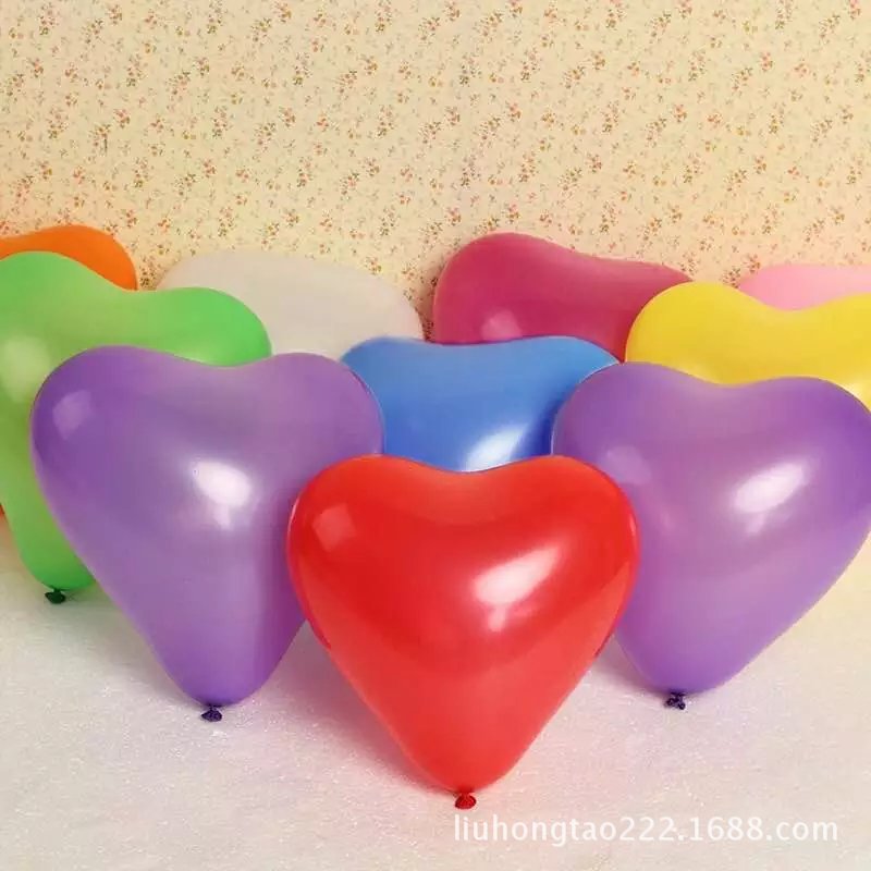 10寸乳膠情人節愛心婚禮婚慶氣球異形心型裝飾氣球 80個裝批發・進口・工廠・代買・代購
