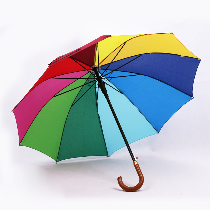 廠傢直銷雨傘5604直桿56*10k彩虹傘廣告傘批發定做 雨傘正品廠傢工廠,批發,進口,代購