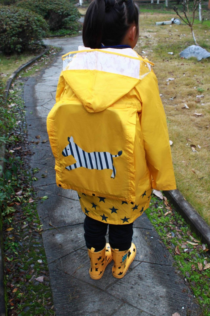 2013年 smally升級版帶書包位韓版正品兒童雨衣 雨披 外貿原單批發・進口・工廠・代買・代購