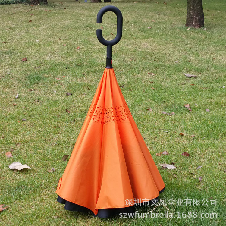 深圳專利產品雙層反向傘 反轉傘 廣告傘 另接高爾夫傘 雨傘訂單批發・進口・工廠・代買・代購
