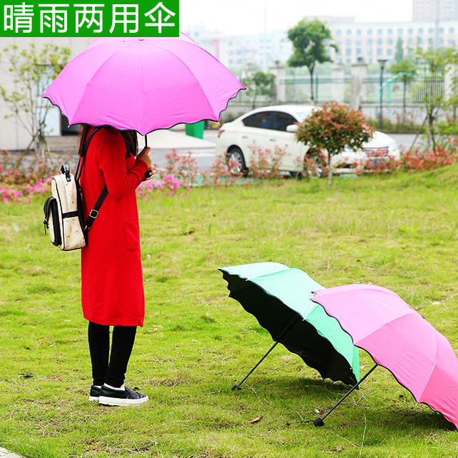 三折防曬傘黑膠防紫外線遮陽傘 遇水開花傘酒瓶傘雨 晴雨兩用傘工廠,批發,進口,代購