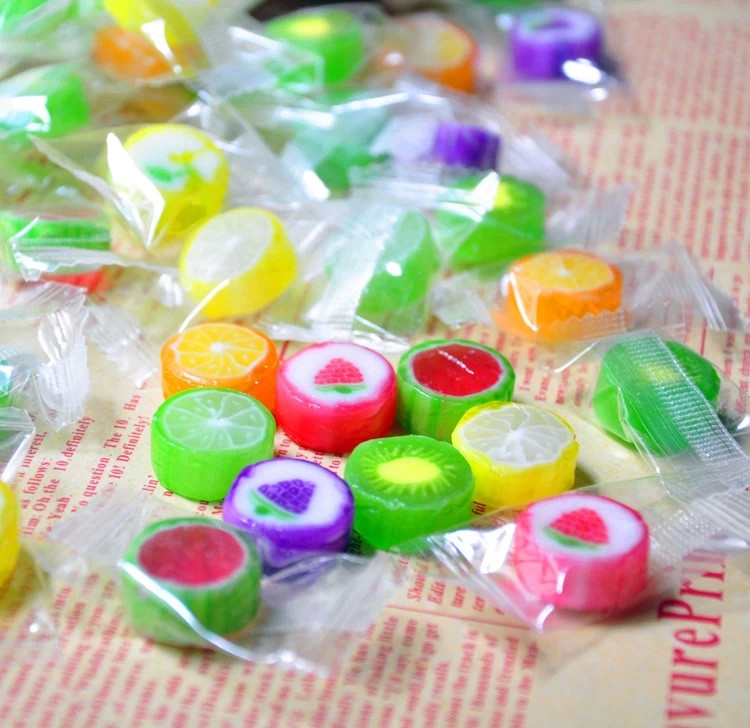 【熱銷】 4克一邦 韓味水果切片糖情人節禮物 手工硬糖創意喜糖果批發・進口・工廠・代買・代購