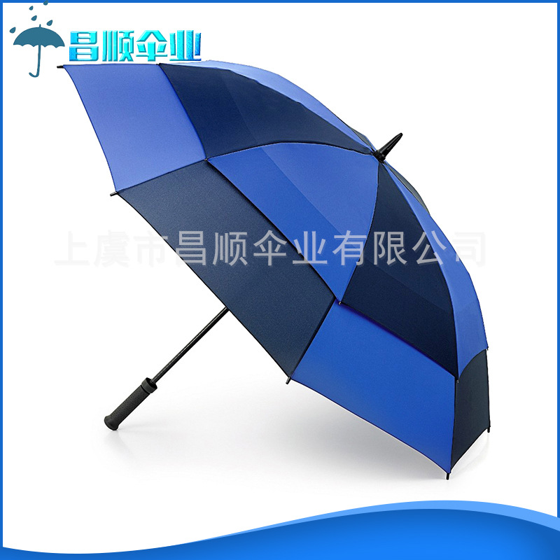 時尚直桿戶外遮陽廣告傘 雙層高爾夫雨傘定製 防風防紫外線雨傘批發・進口・工廠・代買・代購