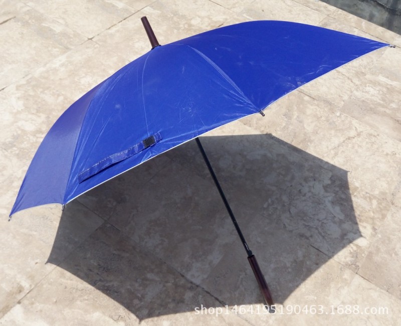宣傳廣告傘可印字logo 8K直柄藍色晴雨傘內塗層 外銀膠 多色可選批發・進口・工廠・代買・代購