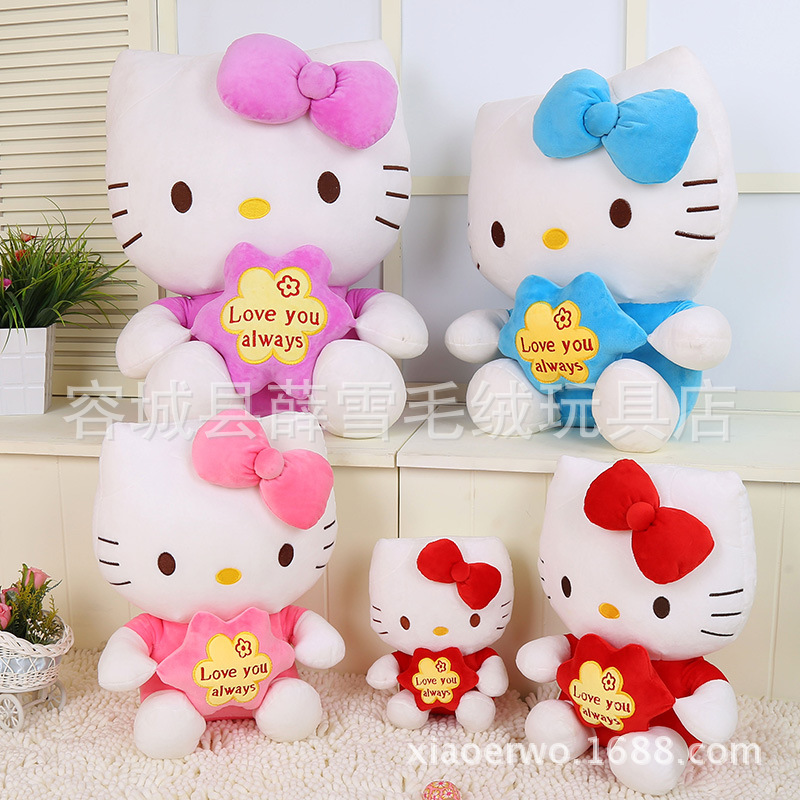 廠傢批發Hello Kitty公仔 凱蒂貓 KT貓毛絨玩具娃娃女情人節禮物工廠,批發,進口,代購