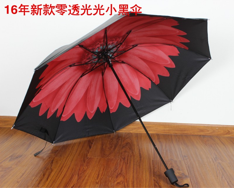 廠傢直銷防曬小黑傘防紫外線超輕晴雨傘單層遮陽傘創意太陽傘批發批發・進口・工廠・代買・代購