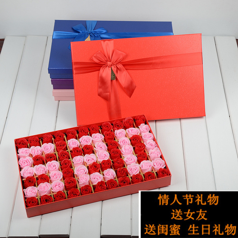 生日禮物 情人節送女友香皂花禮盒520玫瑰皂花一件代發工廠,批發,進口,代購