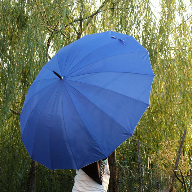 廠傢直銷禮品廣告傘直桿16骨高爾夫銀膠長柄傘可印刷LOGO批發・進口・工廠・代買・代購