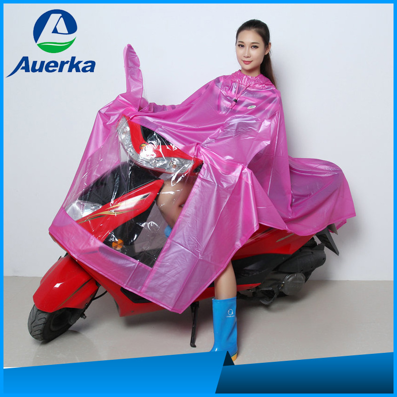 廠傢直銷 珠光單人摩托車雨披 時尚pvc帶袖電動車雨衣工廠,批發,進口,代購